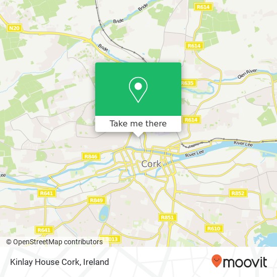 Kinlay House Cork map