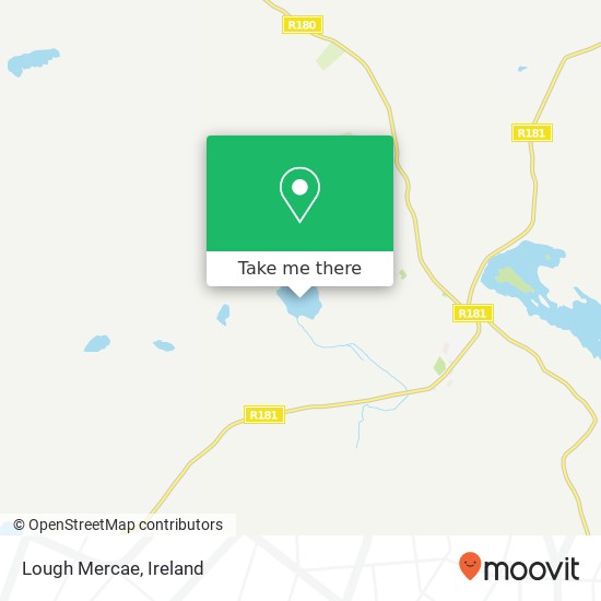 Lough Mercae map