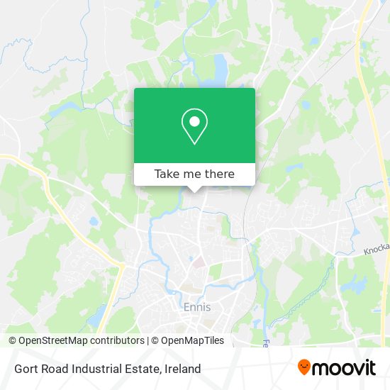 Gort Road Industrial Estate map