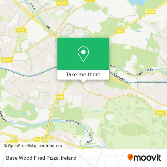 Base Wood Fired Pizza map