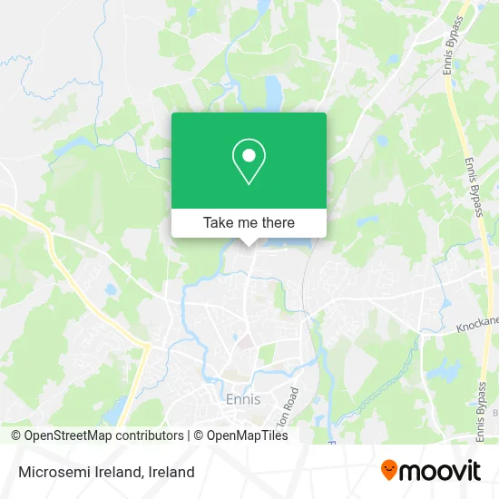 Microsemi Ireland map
