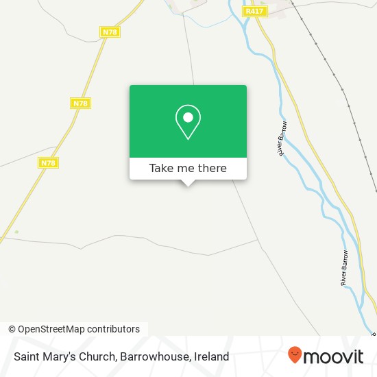 Saint Mary's Church, Barrowhouse map