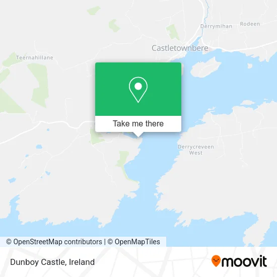 Dunboy Castle map