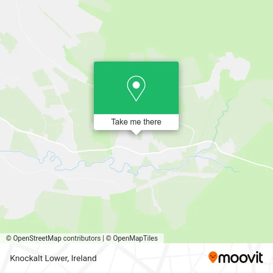 Knockalt Lower map