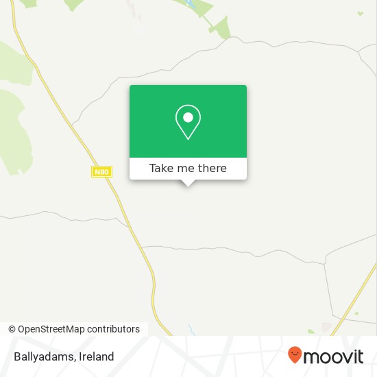 Ballyadams map