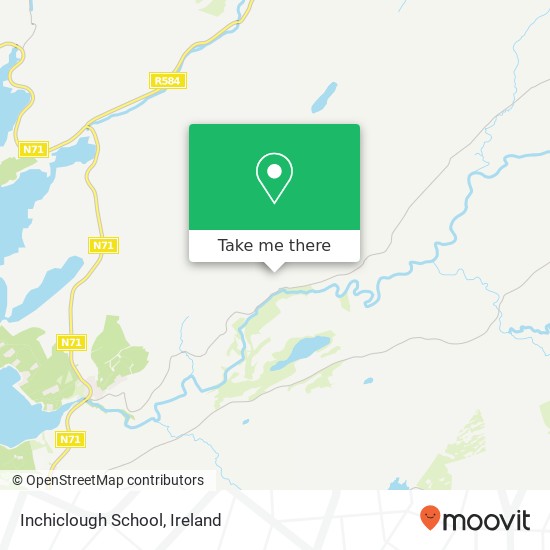 Inchiclough School map