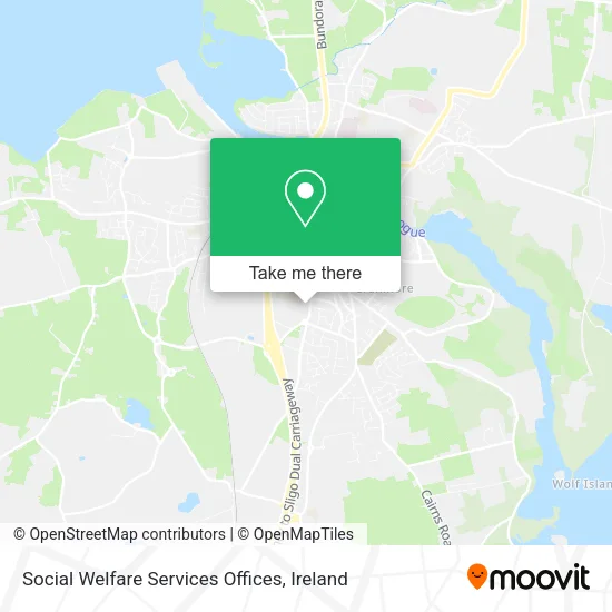 Social Welfare Services Offices map