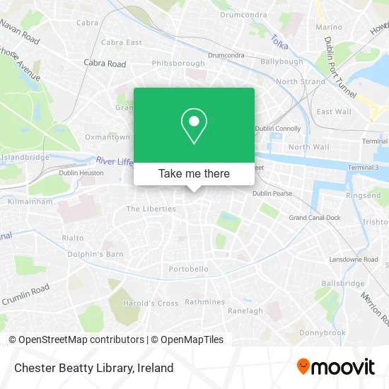 Chester Beatty Library map