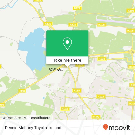 Dennis Mahony Toyota map