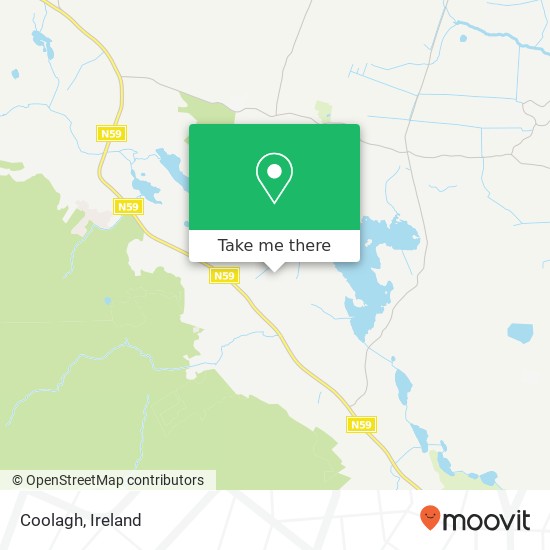 Coolagh map