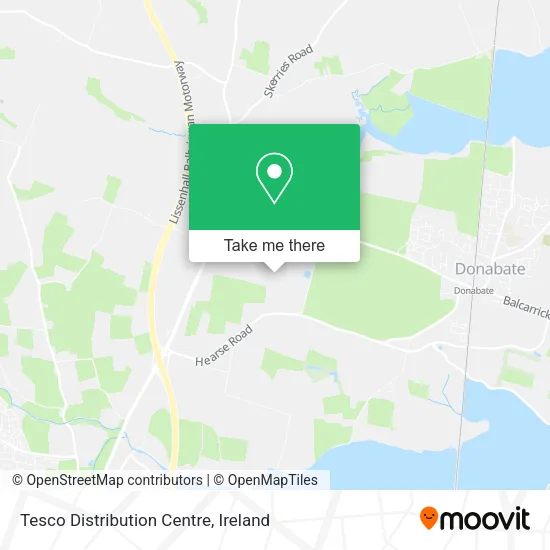 Tesco Distribution Centre map