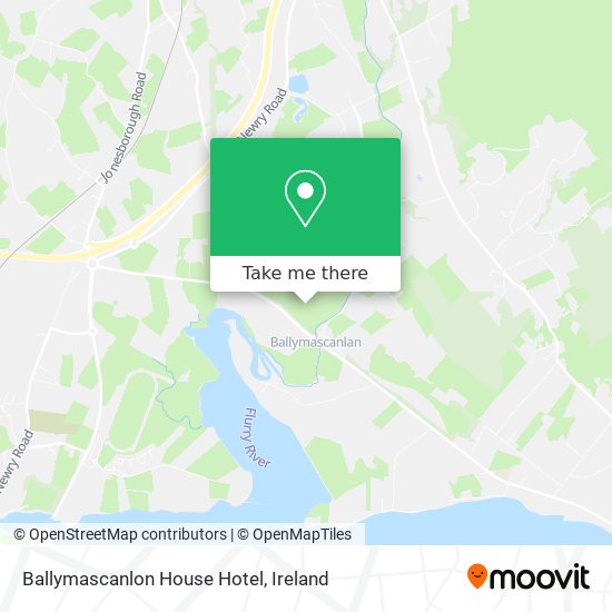 Ballymascanlon House Hotel map