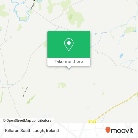 Killoran South Lough map
