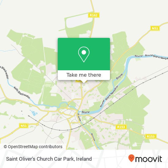 Saint Oliver's Church Car Park map