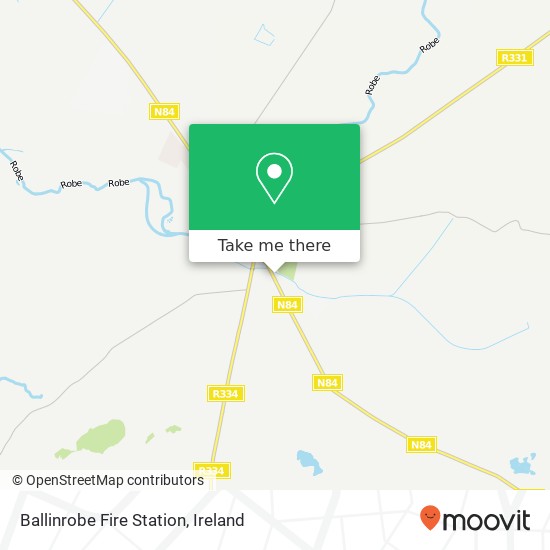 Ballinrobe Fire Station map