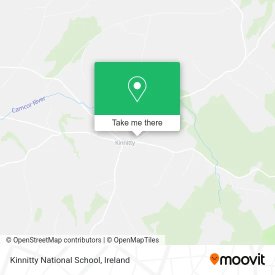 Kinnitty National School map