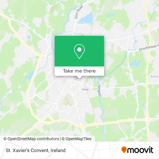 St. Xavier's Convent map