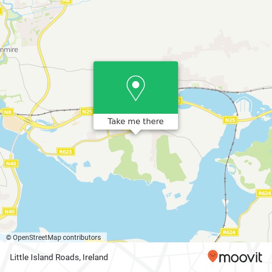 Little Island Roads map