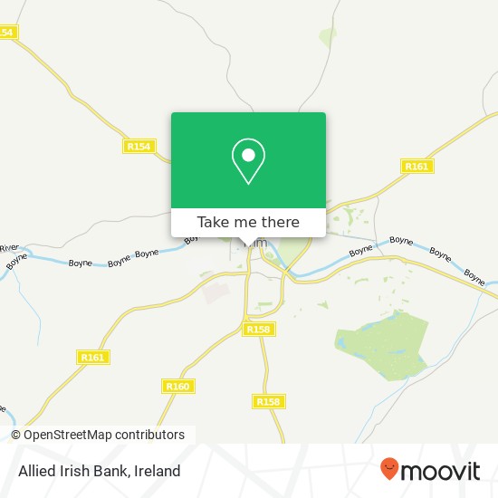 Allied Irish Bank map