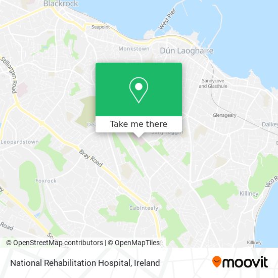 National Rehabilitation Hospital map