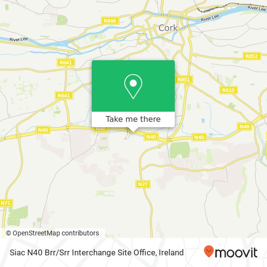 Siac N40 Brr / Srr Interchange Site Office map