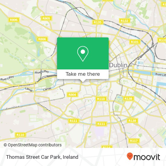 Thomas Street Car Park map
