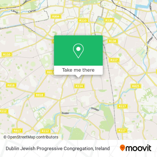 Dublin Jewish Progressive Congregation map