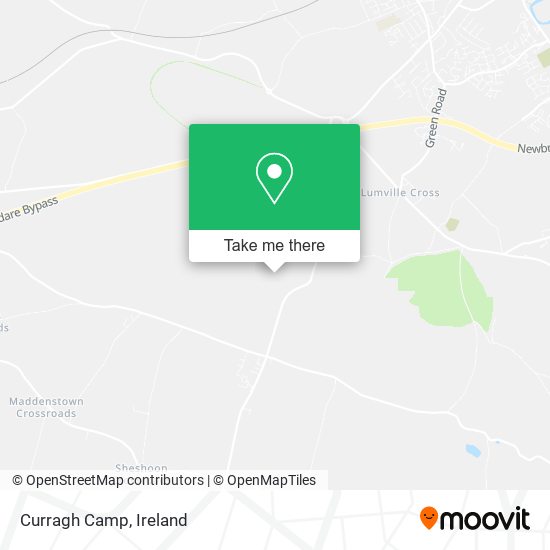 Curragh Camp map