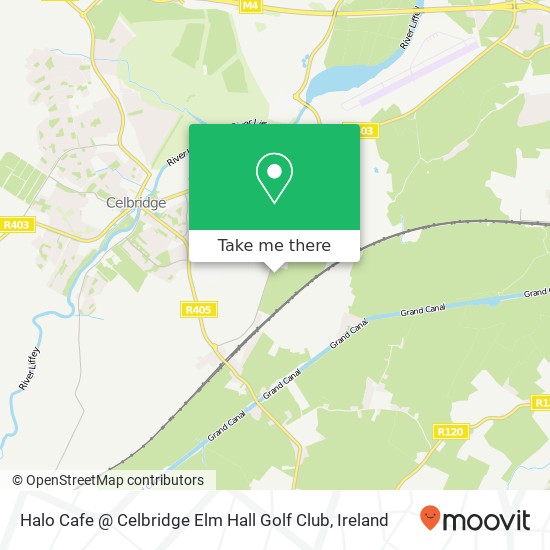 Halo Cafe @ Celbridge Elm Hall Golf Club map