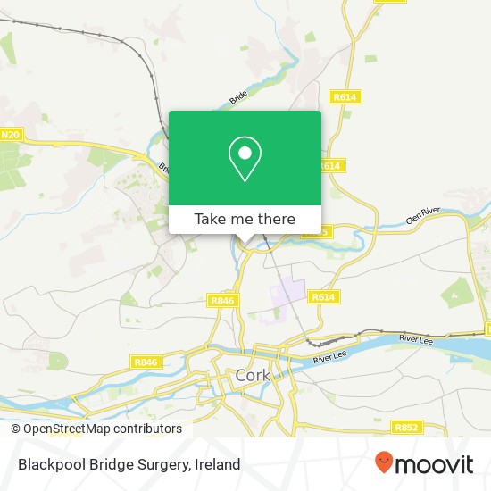 Blackpool Bridge Surgery map