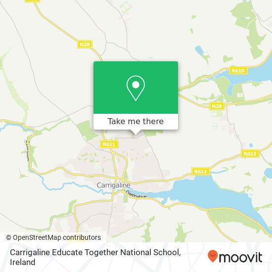 Carrigaline Educate Together National School map
