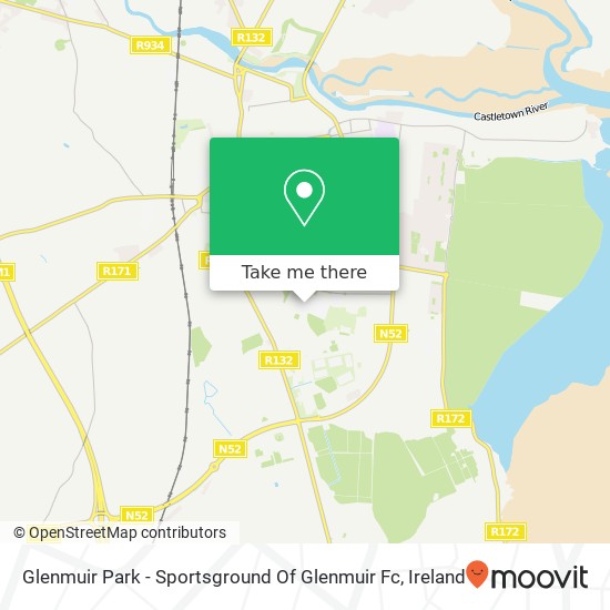 Glenmuir Park - Sportsground Of Glenmuir Fc map