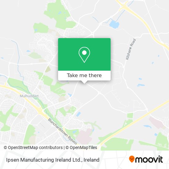 Ipsen Manufacturing Ireland Ltd. map