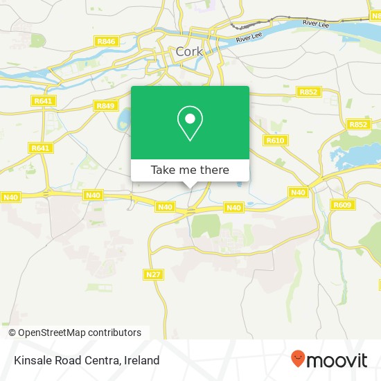 Kinsale Road Centra map