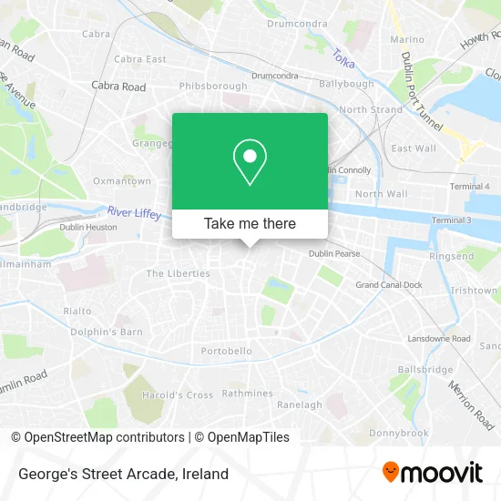 George's Street Arcade map