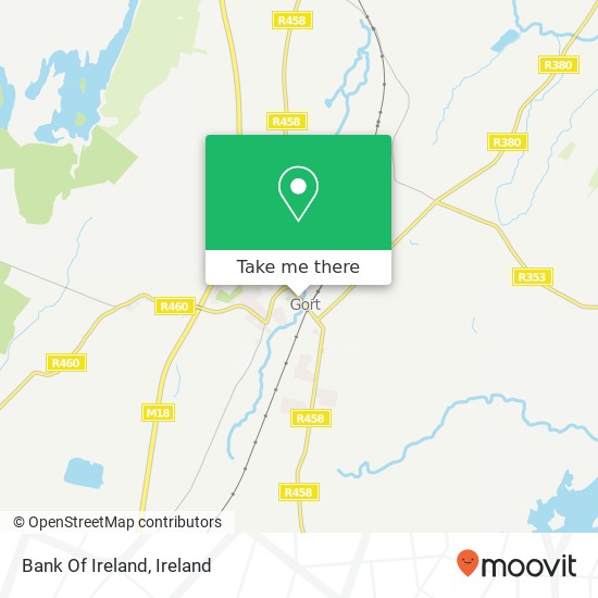 Bank Of Ireland map