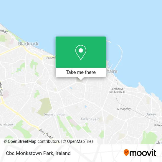 Cbc Monkstown Park map