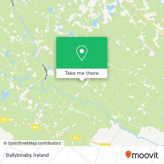 Ballybinaby map