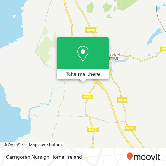 Carrigoran Nursign Home map