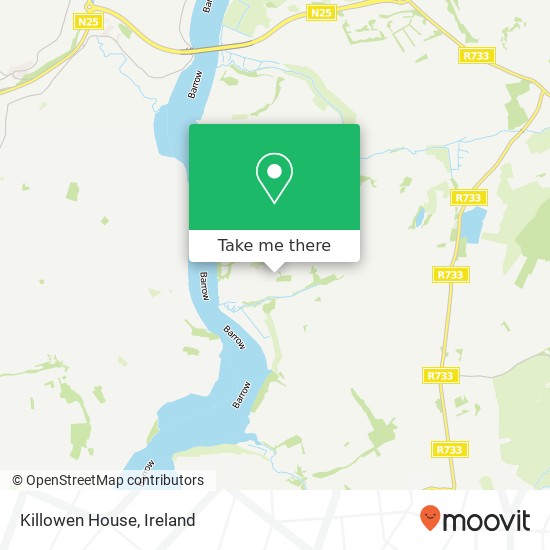 Killowen House map