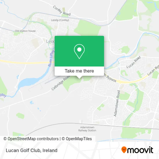 Lucan Golf Club map