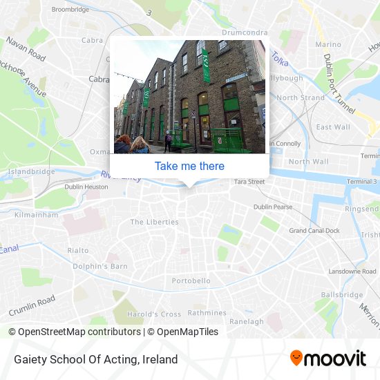 Gaiety School Of Acting map