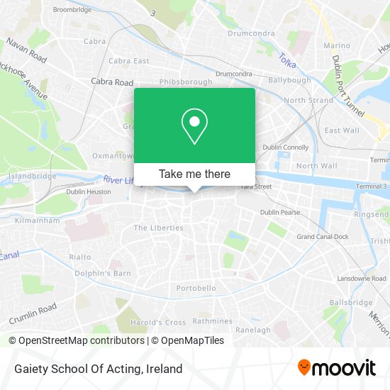 Gaiety School Of Acting map