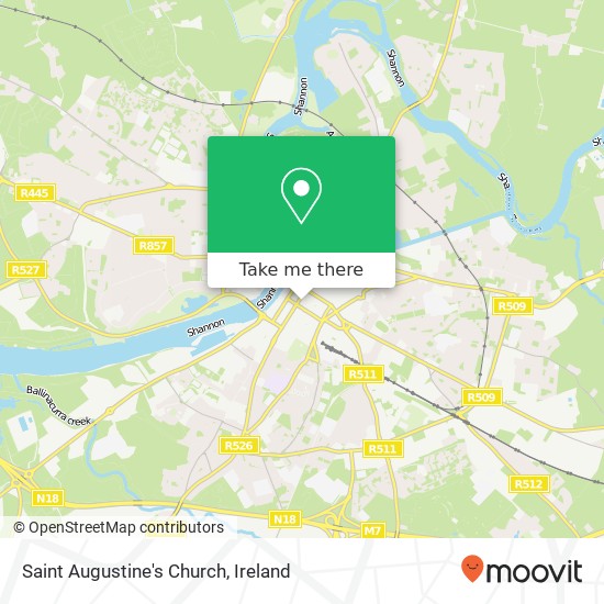 Saint Augustine's Church map