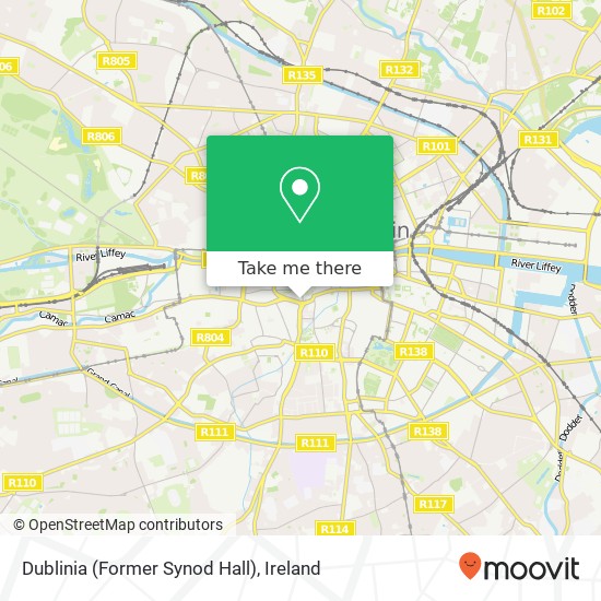 Dublinia (Former Synod Hall) map