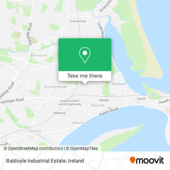 Baldoyle Industrial Estate map