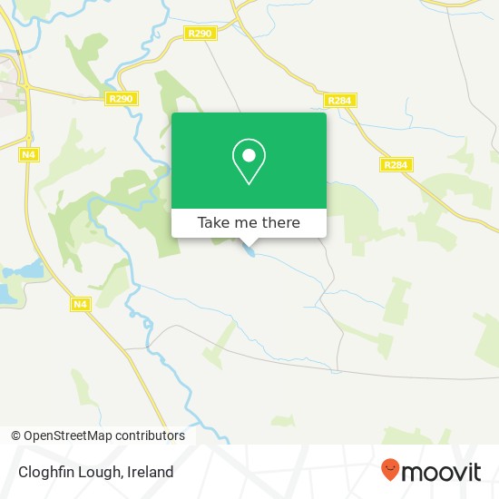 Cloghfin Lough map