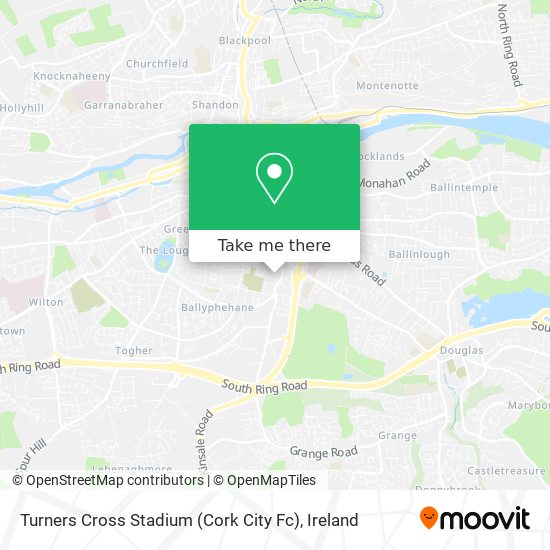 Turners Cross Stadium (Cork City Fc) plan