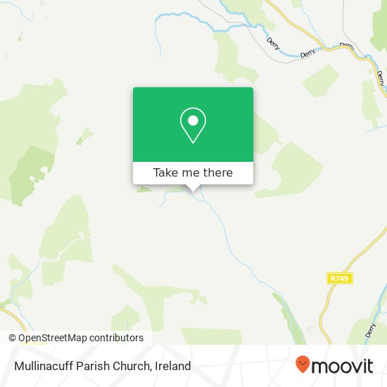 Mullinacuff Parish Church map