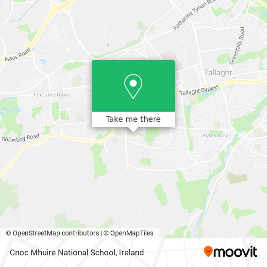 Cnoc Mhuire National School map